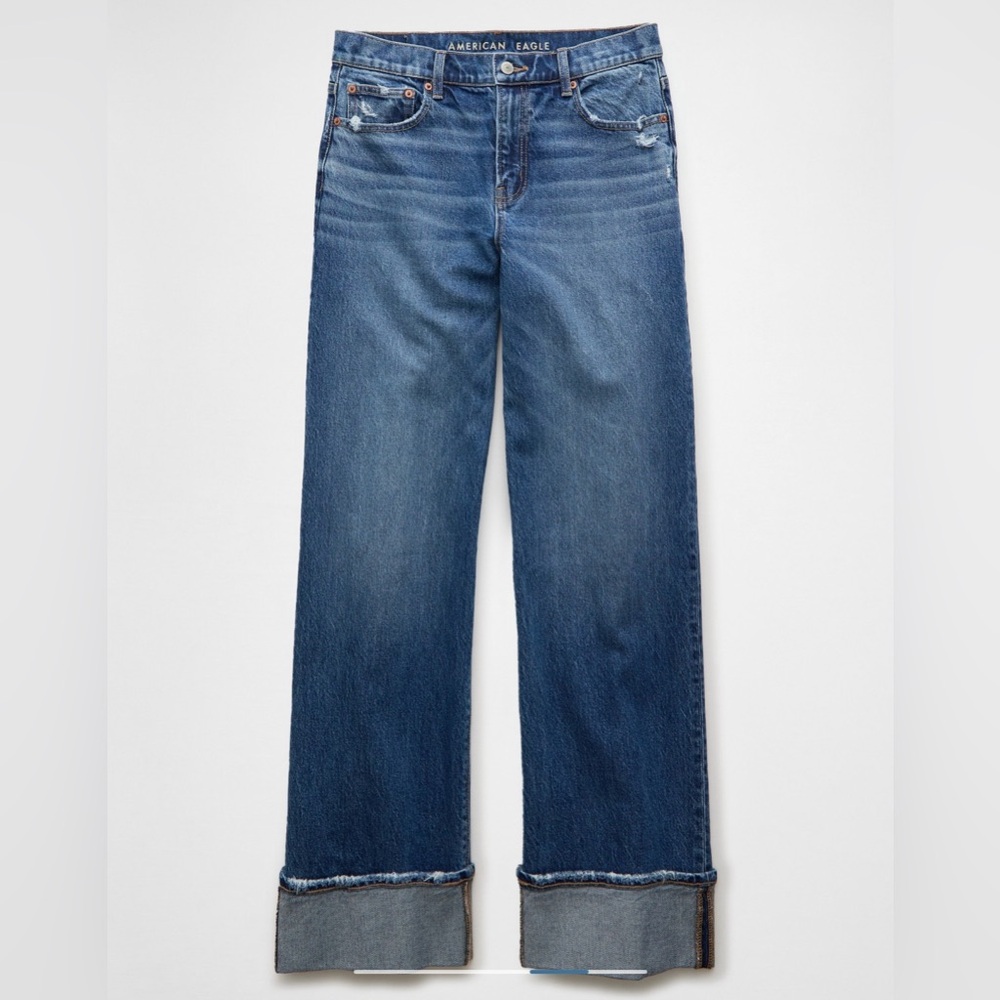 American Eagle stretch high waisted Stovepipe Jeans!- 12S